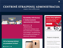 Tablet Screenshot of administracija.lt